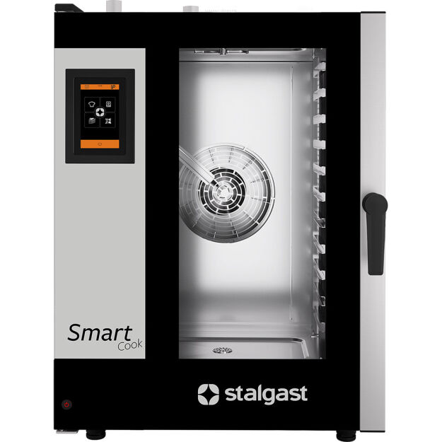 Piec konwekcyjno-parowy, STALGAST SmartCook, dotykowy, gazowy, 11xGN2/1, P 28 kW 9100056
