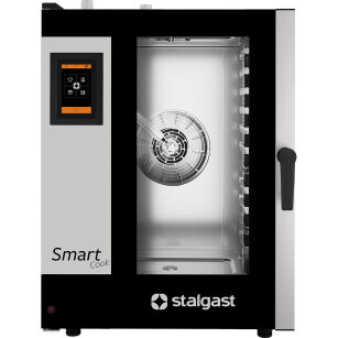 Piec konwekcyjno-parowy, STALGAST SmartCook, dotykowy, gazowy, 11xGN2/1, P 28 kW 9100056