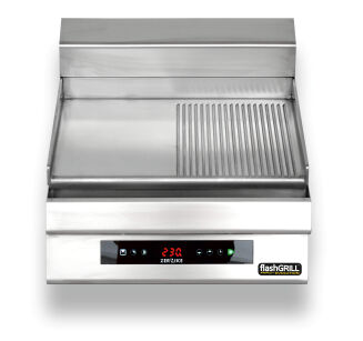 Płyta grillowa elektryczna | energooszczędna | nastawna | gładko-ryflowana | Zernike | GE5060D1C GE5060D1C