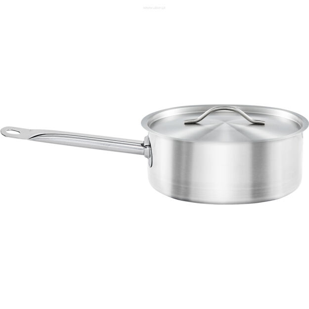 Rondel z pokrywką, stalowy, Basic, O 240 mm, V 3.6 l 15246