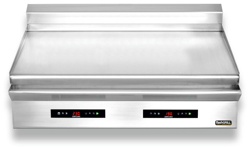 Płyta grillowa elektryczna | nastawna | podwójna | gładka | Zernike | PE12075L2C PE12075L2C