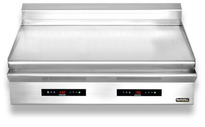 Płyta grillowa elektryczna | nastawna | podwójna | gładka | Zernike | PE12075L2C PE12075L2C