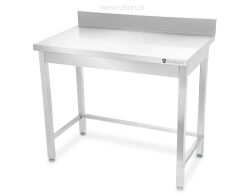 Stół przyścienny bez półki | 600x600x850 mm | skręcany RQMSP6060