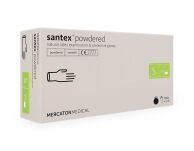 Rękawice lateksowe santex® powdered - pudrowane rozmiar S - 2
