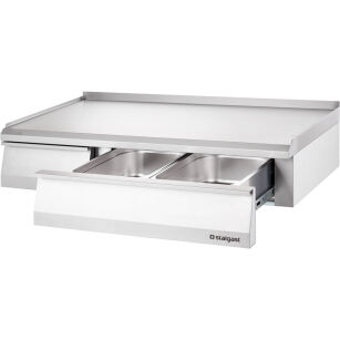 Stanowisko neutralne, nastawne, z szufladami, 1200 mm 9700610