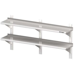 Półka wisząca, przestawna,podwójna 1400x300x660 mm 981783140