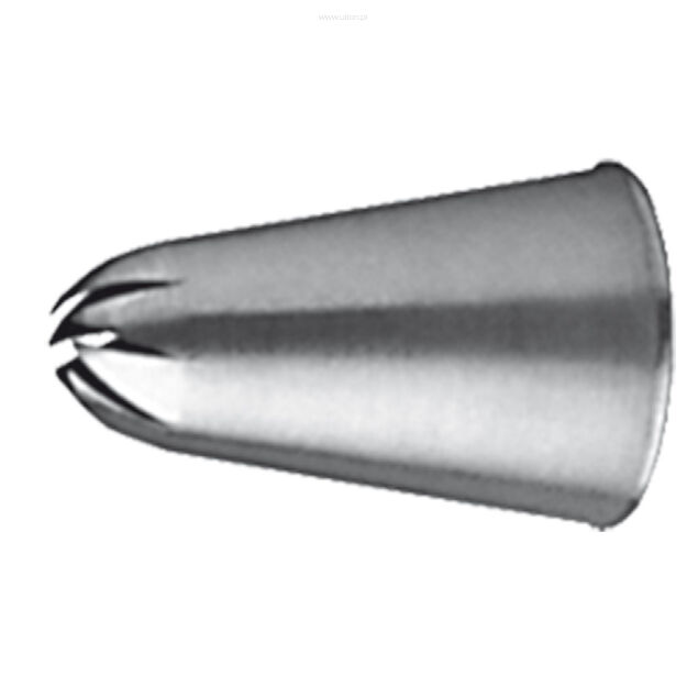 Końcówka stalowa róża 6 mm 516060