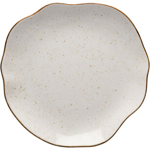 Talerz płytki, kolor beżowy, Stone Age, O 280 mm 390063