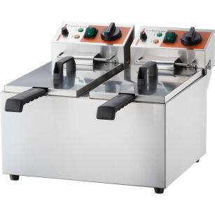 Frytownica elektryczna, 2-komorowa, Caterina, V 2x5 l, P 4 kW 746068