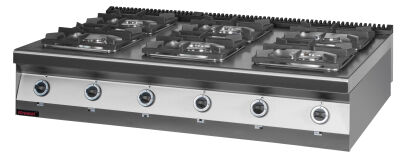 Kuchnia gazowa 6 palnikowa KROMET 900.KG-6