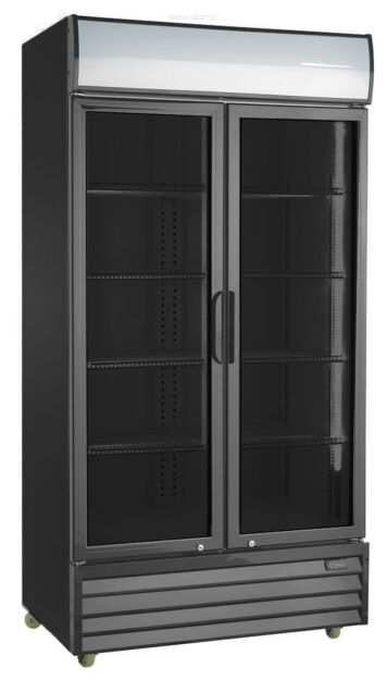 Szafa chłodnicza przeszklona RQ1100H-BLACK | 1000l (SD1001H) RQ1100H-BLACK