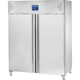 Szafa chłodnicza 2 drzwiowa ze stali nierdzewnej na nóżkach, GN 2/1, V 1300 l 830132