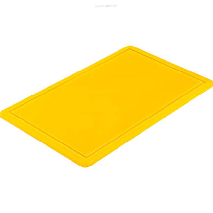Deska do krojenia, żółta, HACCP, GN 1/1 341533