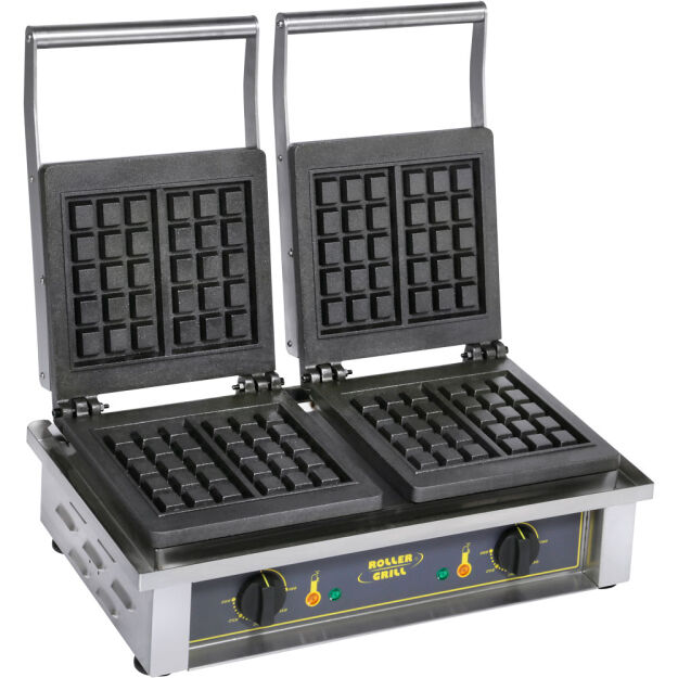 Gofrownica podwójna, wzór BRUSSELS, P 2 x 1.6 kW 777222