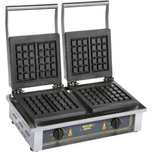 Gofrownica podwójna, wzór BRUSSELS, P 2 x 1.6 kW 777222