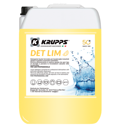 Profesjonalny płyn do mycia naczyń KRUPPS 6 kg | DET LIM DET LIM