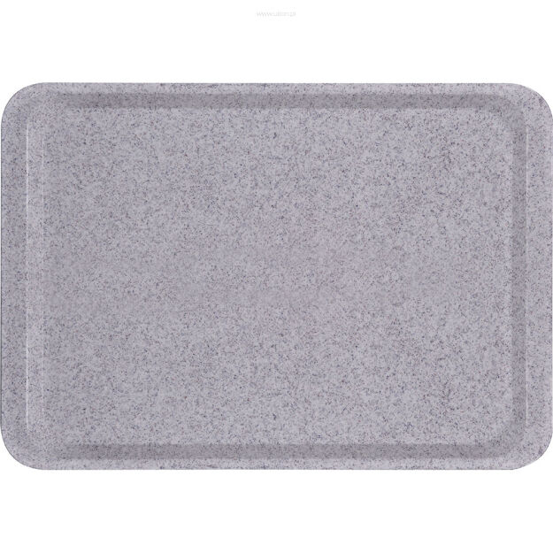 Taca poliestrowa, granitowa, 530x370 mm 413370