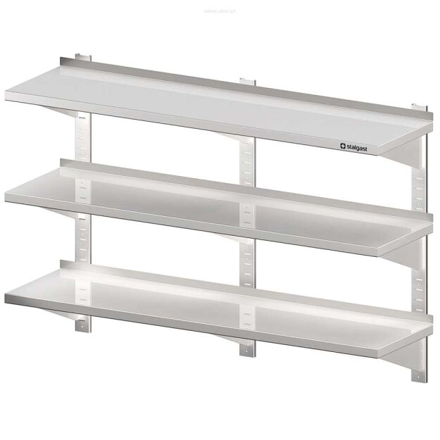 Półka wisząca, przestawna,potrójna 1400x300x930 mm 981803140