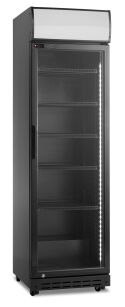 Szafa chłodnicza przeszklona SD420BE | 386 l | czarna (RQ419-BLACK) SD420BE