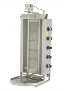 Gyros | opiekacz gazowy do kebaba | 5 palników | wsad do 80kg | RQ32465 RQ32465