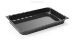 GN 1/1 enameled steel container 530x325x(H)60 mm