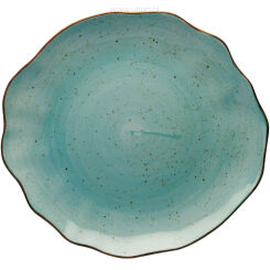 Talerz płytki, kolor morski, Stone Age, O 330 mm 390043
