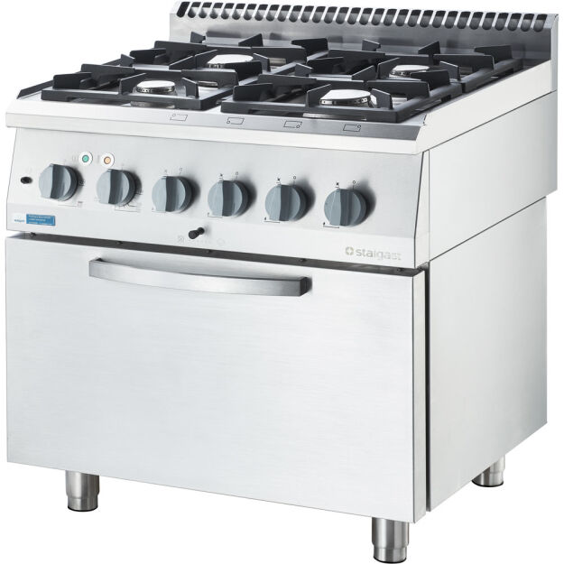 Kuchnia gazowa ECO z piekarnikiem elektrycznym, 800x700, 14.0+6.5 kW, G30/37 mbar 9713730