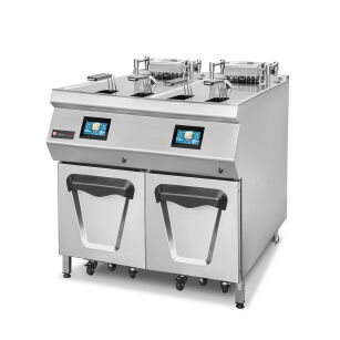 Frytownica automatyczna elektryczna | filtr oleju |  ekran dotykowy | 60 kW | 2x 25l | RQ.PLS.ODFE.020 RQ.PLS.ODFE.020