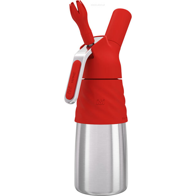 Syfon do bitej śmietany, iSi, Creative Whip, Standard, czerwony, V 0.5l 500053