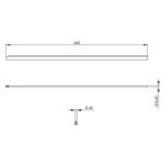 Listwa łącząca do linii 700, niska, długa 9700073 - 2