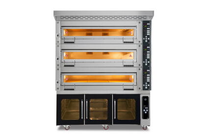 Piec piekarniczy modułowy 3-komorowy | elektryczny | 34,5 kW | 400V | 1660x1020x2050 | MT/1200/2 MT/1200/2