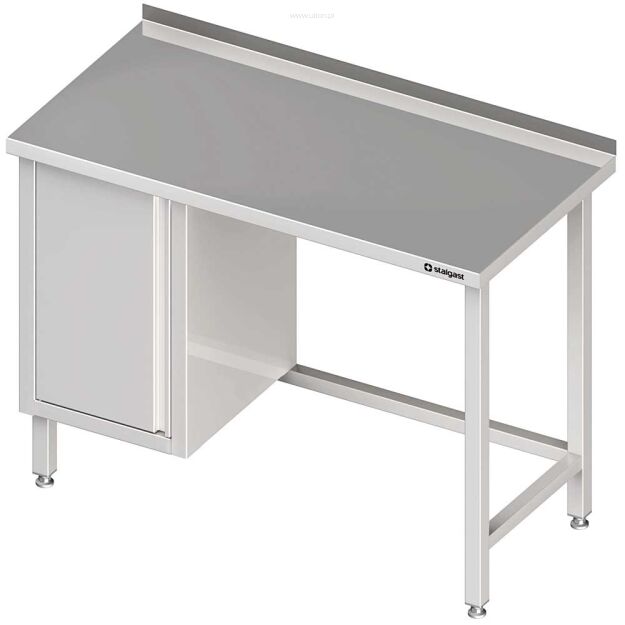 Stół przyścienny z szafką (L),bez półki 1500x700x850 mm 980487150