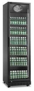 Szafa chłodnicza przeszklona RQ429-BLACK | 394l | czarna (SD429) RQ429-BLACK