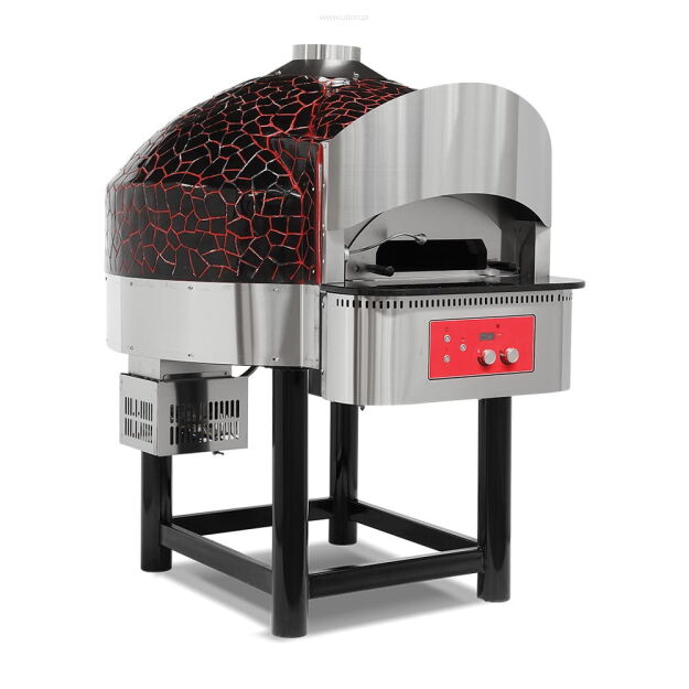 Piec gazowy obrotowy do pizzy | rotacyjny | 6x30cm | 41,2 kW | RQ.SPO.04 RQ.SPO.04
