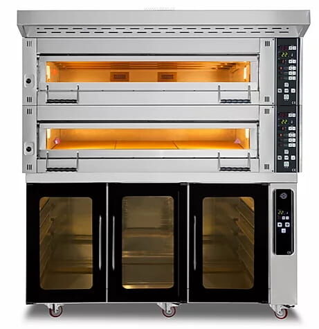 Piec piekarniczy modułowy 2-komorowy | elektryczny | 24 kW | 400V | 1660x1020x1850 | MD/1200/2 MD/1200/2