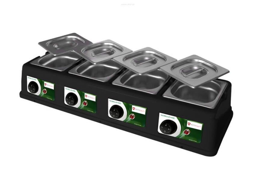 Podgrzewacz do czekolady | 4x1,5 l | 0,32 kW | 230V | 780x260x135 mm | RQ09.SC4X1.5L RQ09.SC4X1.5L