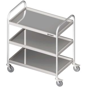 Wózek kelnerski trzypółkowy 800x600x950 mm 982036080