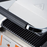 Kontakt grill pojedynczy, ryflowany, Caterina, P 1.8 kW 742018 - 2
