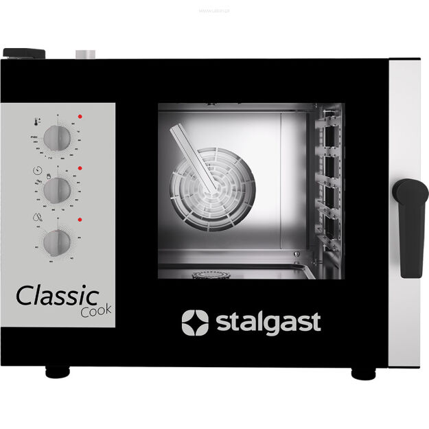 Piec konwekcyjno-parowy, STALGAST ClassicCook, manualny, 5xGN1/1, P 7.75 kW 9100043