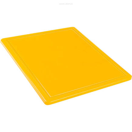 Deska do krojenia, żółta, HACCP, GN 1/2 341323
