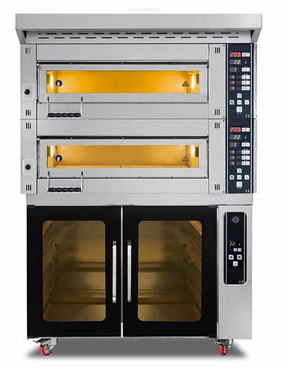 Piec piekarniczy modułowy 2-komorowy | elektryczny | 18 kW | 400V | 1260x1020x1850 | MD/800/2 MD/800/2