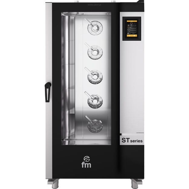 Piec konwekcyjno-parowy, piekarniczy z systemem mycia, ST-Bakery-Big, dotykowy, 16x600x400, P 26.25 kW 9120502
