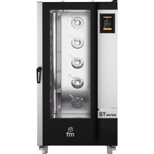 Piec konwekcyjno-parowy, piekarniczy z systemem mycia, ST-Bakery-Big, dotykowy, 16x600x400, P 26.25 kW 9120502