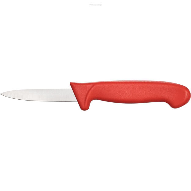 Nóż do obierania L 90 mm czerwony 283091
