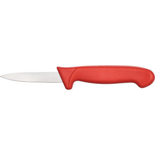 Nóż do obierania L 90 mm czerwony 283091