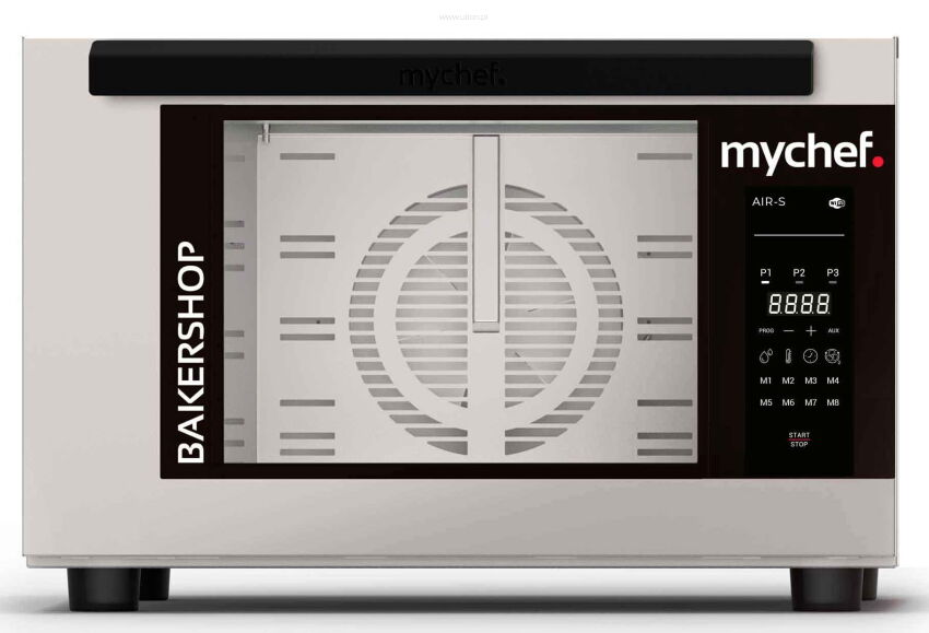 Piec konwekcyjny z naparowaniem | piekarniczy | 4x600x400 mm | 6,3 kW | 400 V | Mychef BAKERSHOP AIR-S 4E BAKERSHOP AIR-S 4E