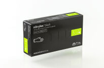 Rękawice nitrylowe nitrylex® black – bezpudrowe rozmiar M - 3