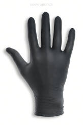 Rękawice nitrylowe nitrylex® black – bezpudrowe rozmiar M