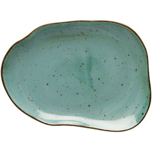 Spodek do filizanki 390055, kolor morski, Stone Age, O 170 mm 390052