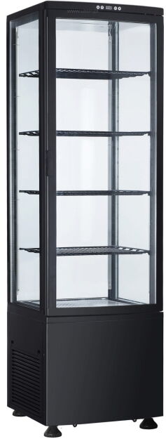 Witryna chłodnicza cukiernicza | LED | 235 l | RTC237BE (RTC235 Black) RTC237BE